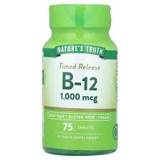 NATURE'S TRUTH B-12 1,000MCG TAB 75'S