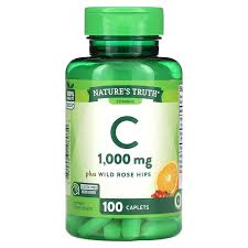 NATURE'S TRUTH VIT C 1000MG +WILD ROSE HIPS 100'S