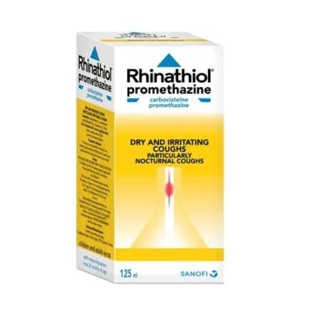 RHINATHIOL PROMETHAZINE SYRUP 125ML