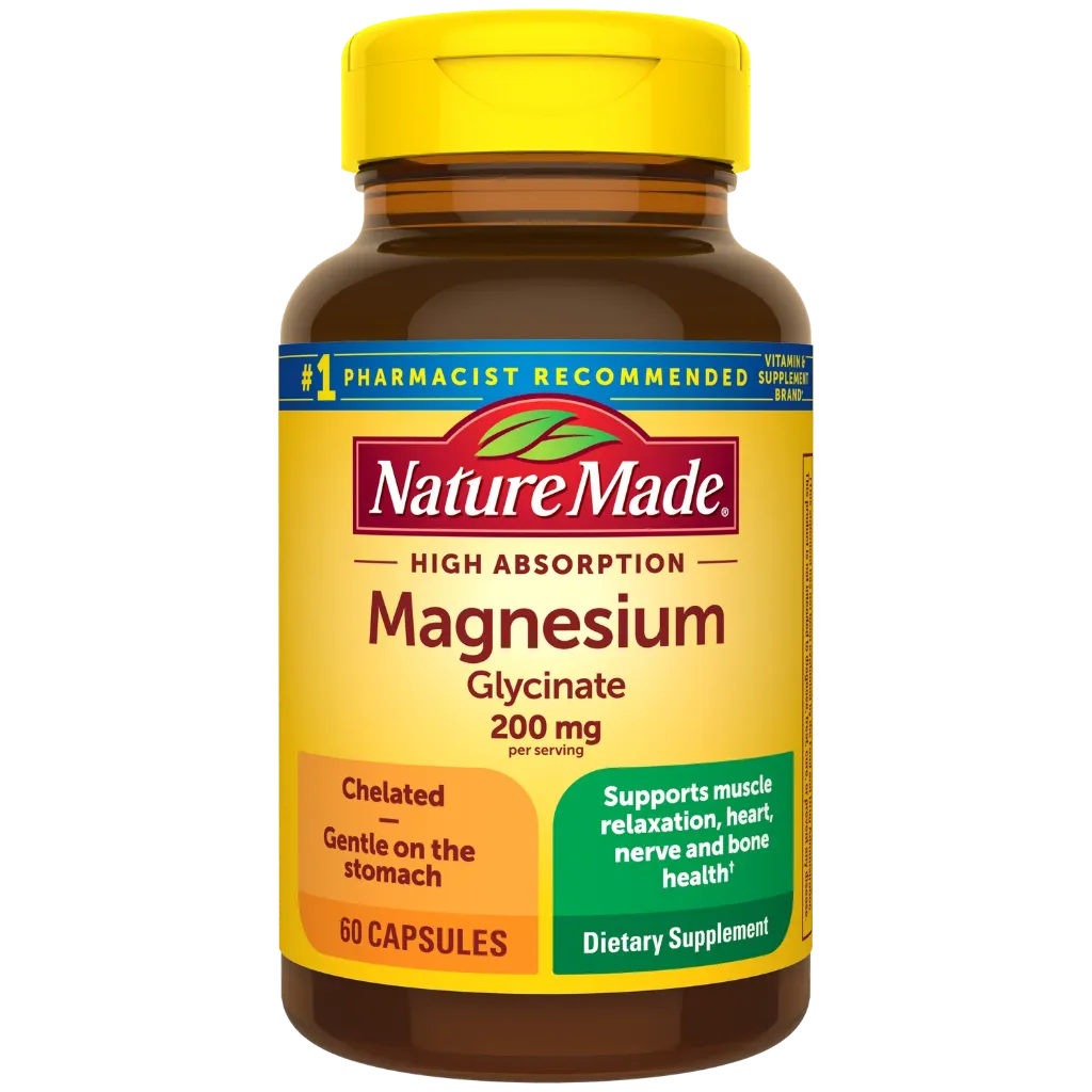 NATURE MADE MAGNESIUM GLYCINATE 200MG CAP 70'S