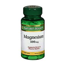 NATURE'S BOUNTY MAGNESIUM 500MG TAB 100'S