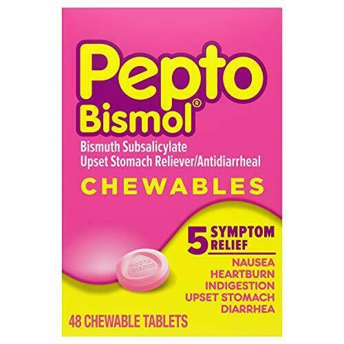 PEPTO BISMOL CHEWABLE TAB 48'S