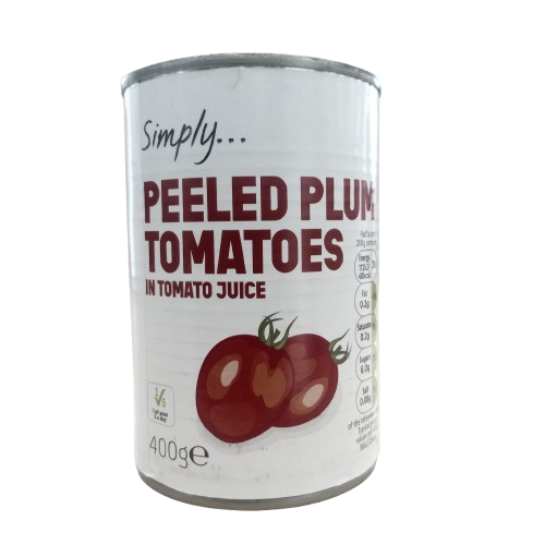 SIMPLY PLUM TOMATOES 400G
