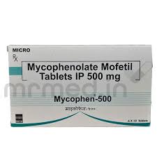 MYCOPHENOLATE MOFETIL 500MG/TAB
