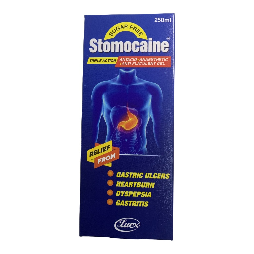 STOMOCAINE SUSP 250ML