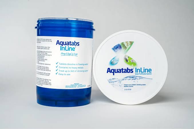 AQUATABS WATER PUR. TAB JAR 8.68G 60'S
