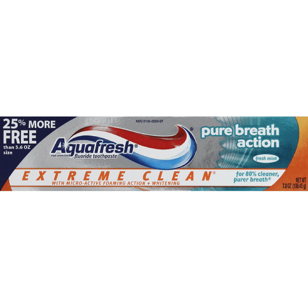 AQUAFRESH EXTREME CLN WHT T/PASTE 198.45G