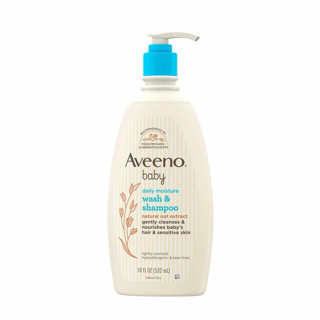AVEENO BABY WASH & SHAMPOO 532ML
