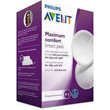 AVENT DISP BREAST PADS 24'S