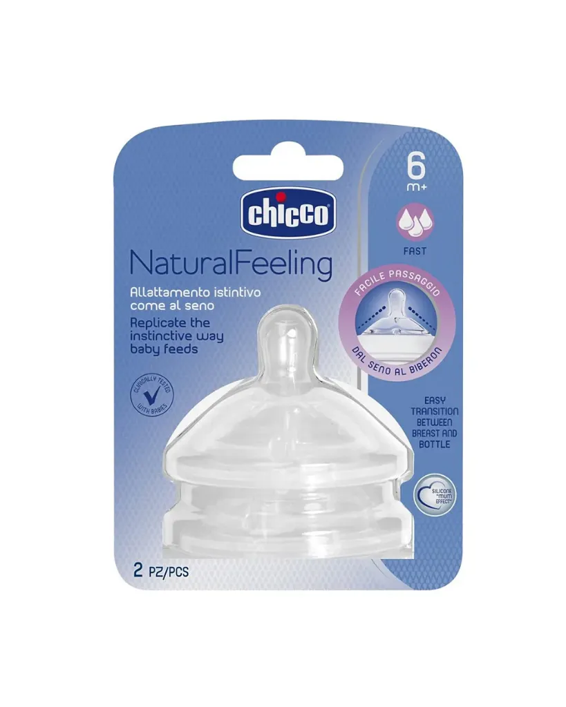 [BC-CHI19] CHICCO BOT TEAT 6M+2'S