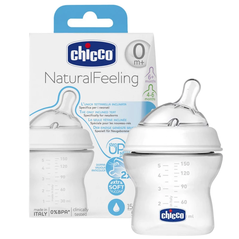 CHICCO FEEDING BOTTLE 0M+150ML