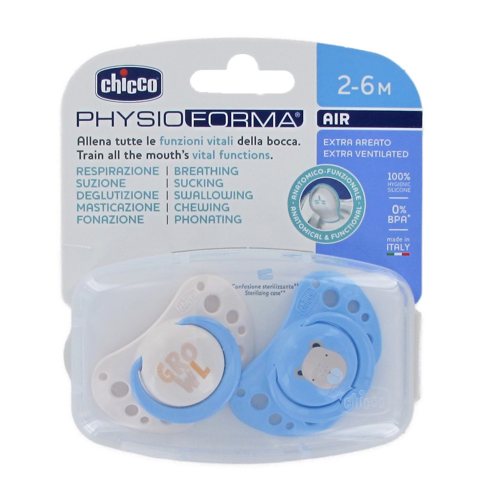 CHICCO SOOTHER PHYSIO AIR 2'S
