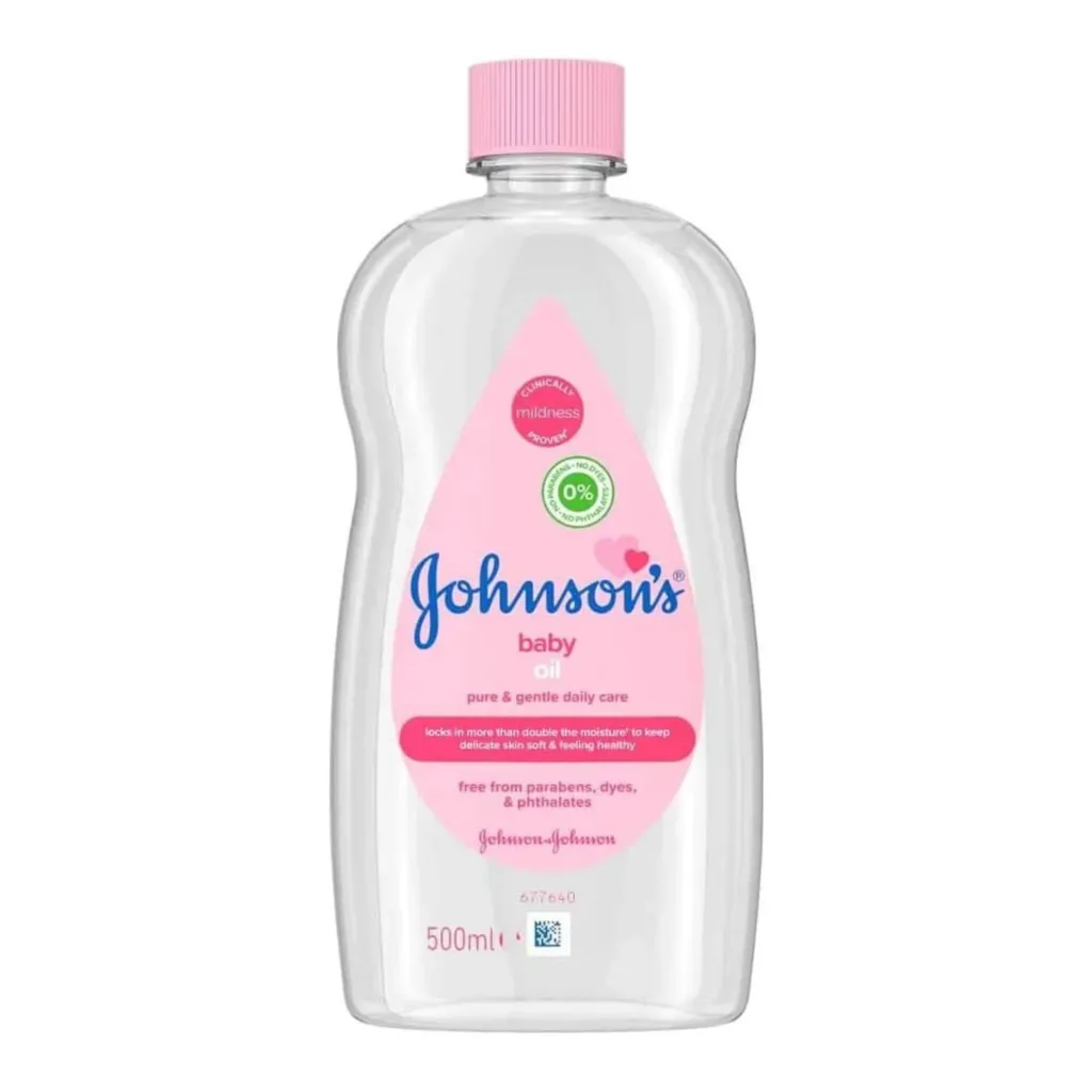 J BABY OIL 500ML