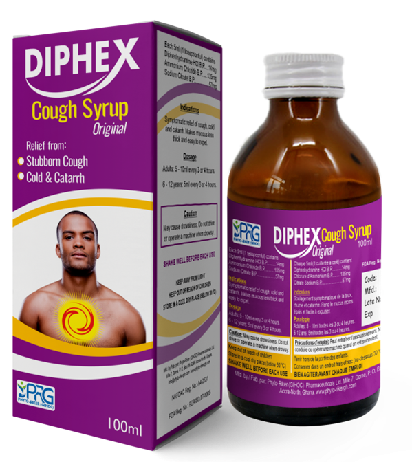 DIPHEX SYRUP 100ML