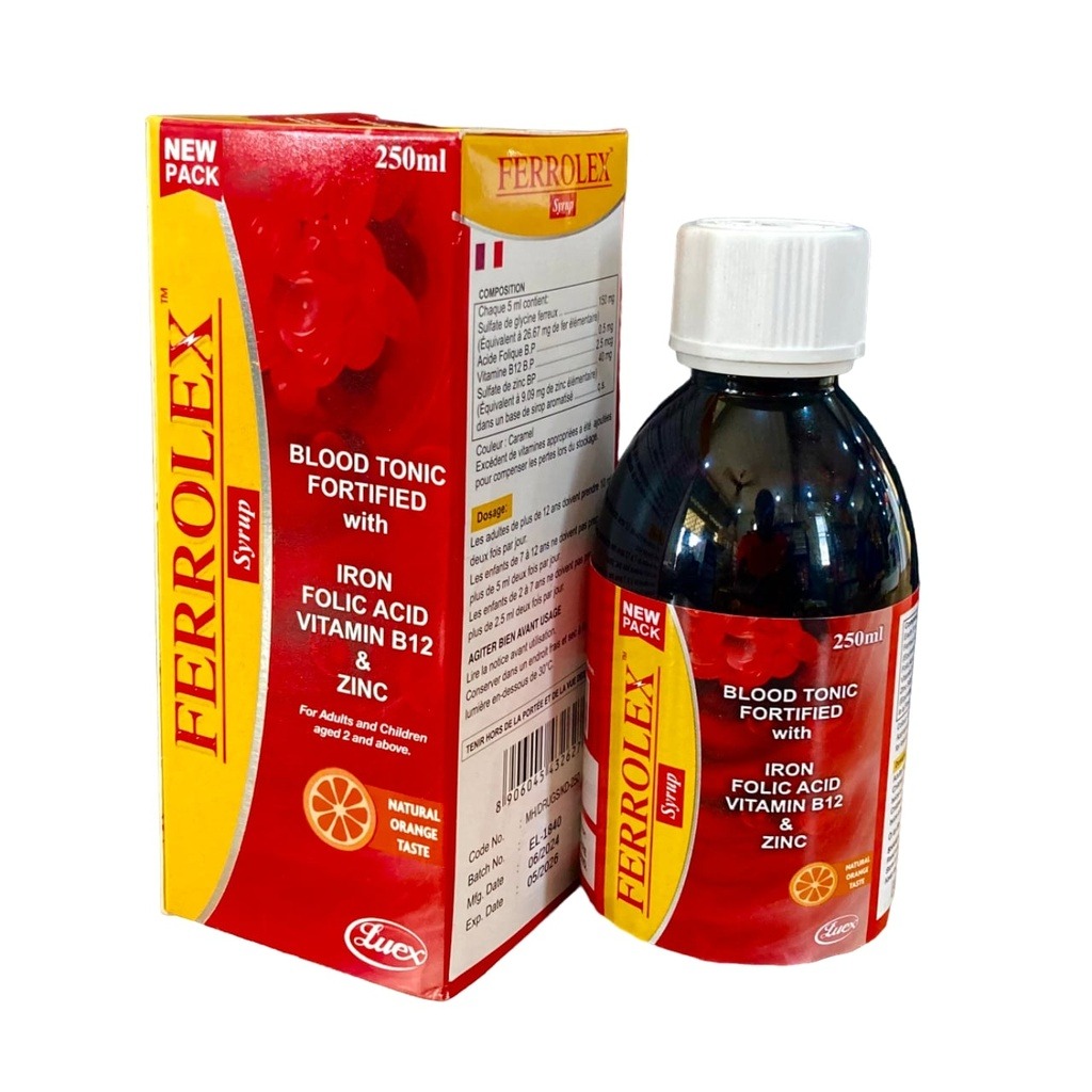 FERROLEX  SYRUP 200/250ML