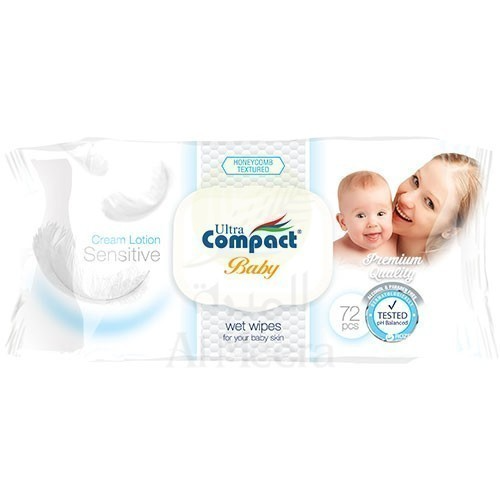 ULTRA COMPACT BABY WIPES 72'S