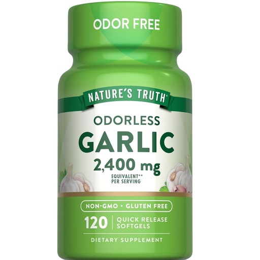 [ME-NAT76] NATURE'S TRUTH GARLIC 2400MG 120'S